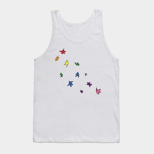 Heartstopper Leaves (Rainbow pride colours) Tank Top